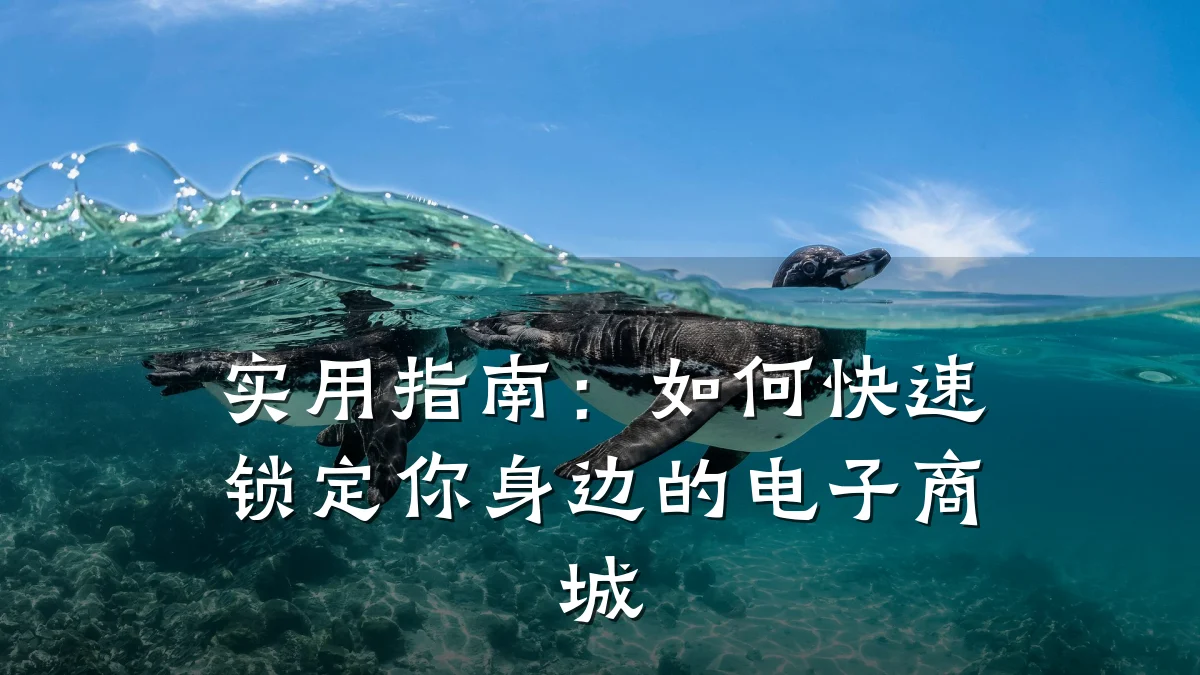 实用指南:如何快速锁定你身边的电子商城