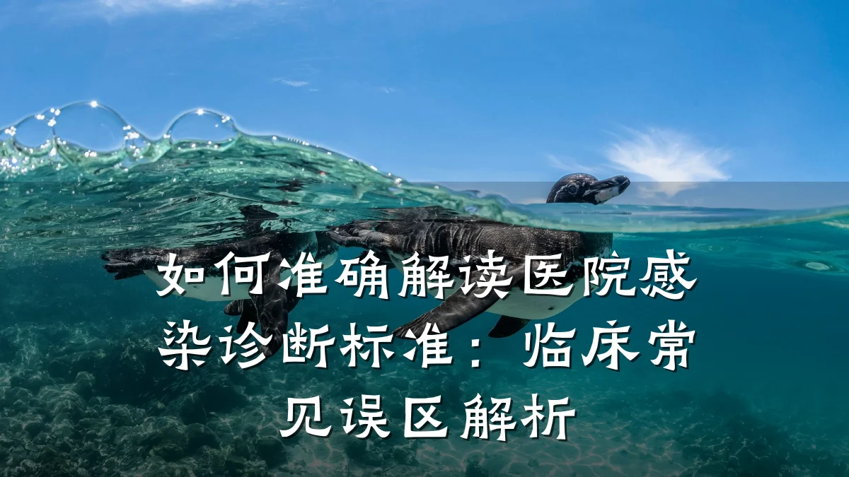 如何准确解读医院感染诊断标准:临床常见误区解析