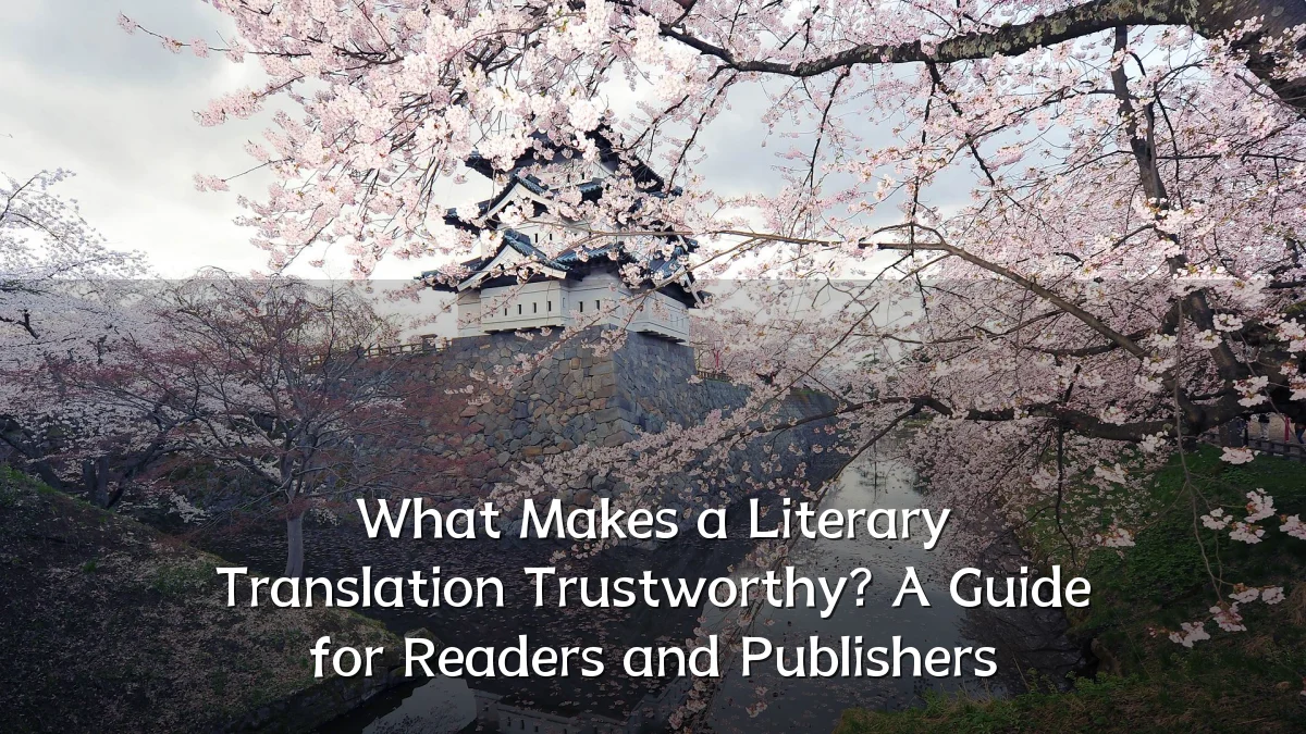 What Makes a Literary Translation Trustworthy? A Guide for Readers and Publishers