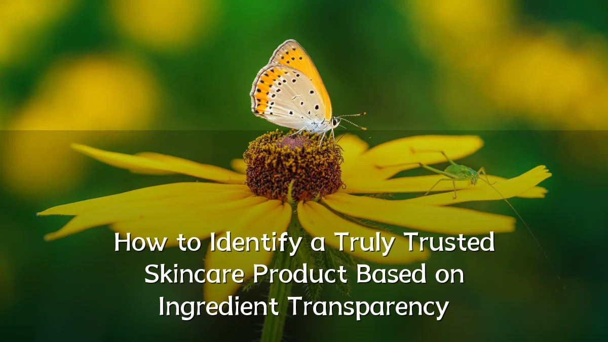 How to Identify a Truly Trusted Skincare Product Based on Ingredient Transparency