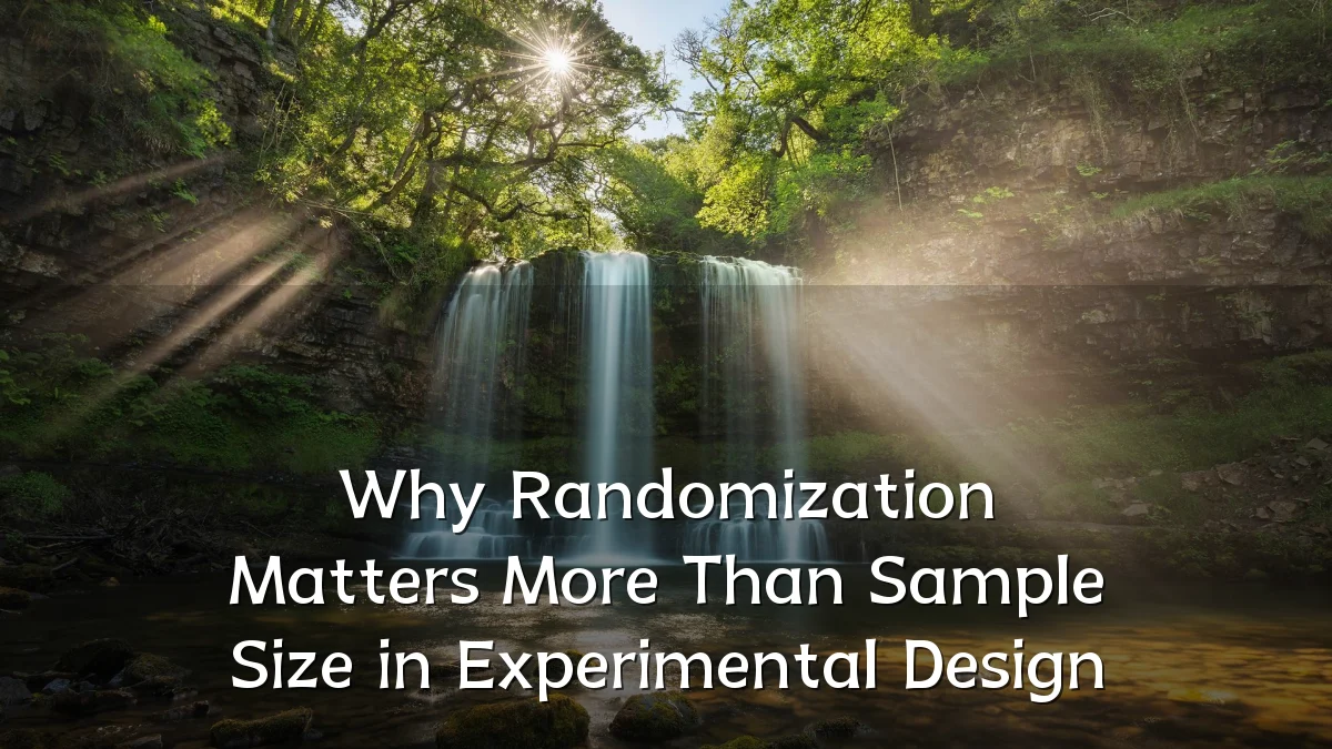 Why Randomization Matters More Than Sample Size in Experimental Design