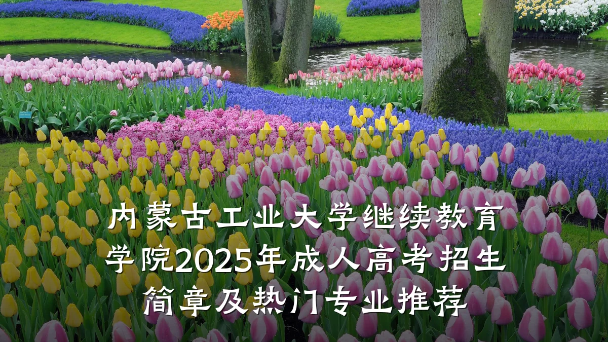 内蒙古工业大学继续教育学院2025年成人高考招生简章及热门专业推荐